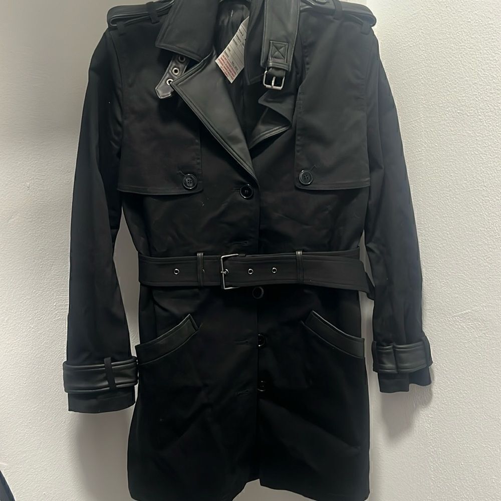 Brand NWT - Black Trench Coat - THE KOOPLES